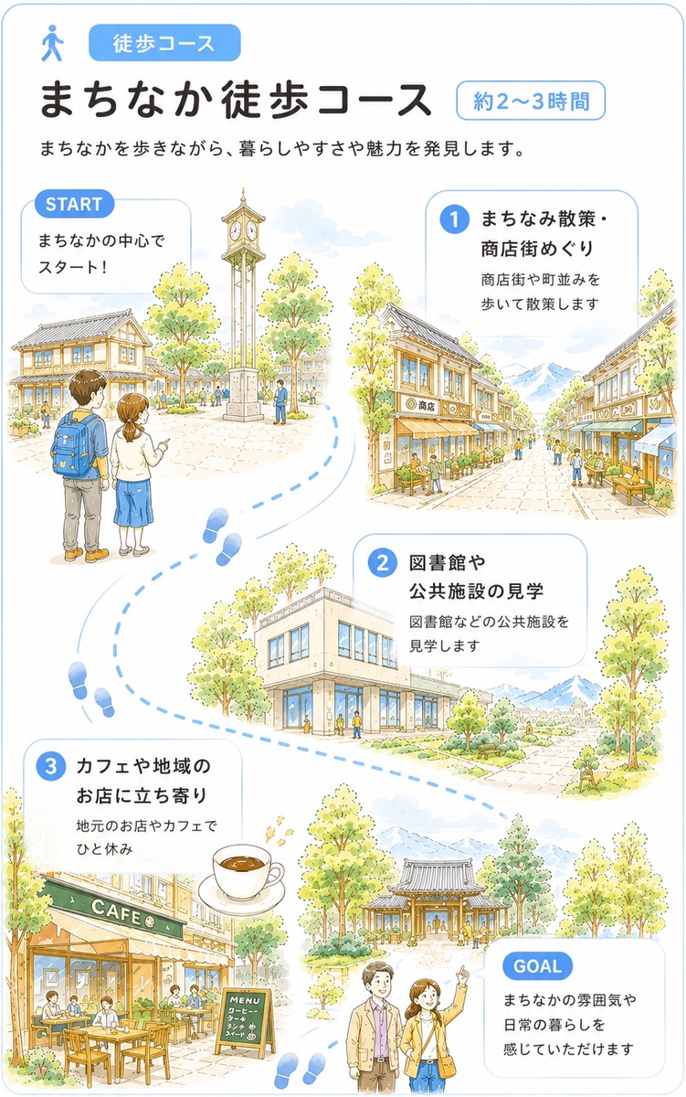 まちなか徒歩コース