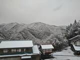 利賀に初雪が降りました！